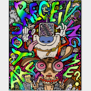 Ren and Stimpy Fan Art - Are You Receiving Me? by Vagabond The Artist Posters and Art