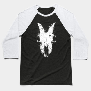 Goat Skull Graffiti Baseball T-Shirt