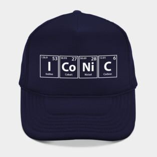 Iconic (I-Co-Ni-C) Periodic Elements Spelling Hat