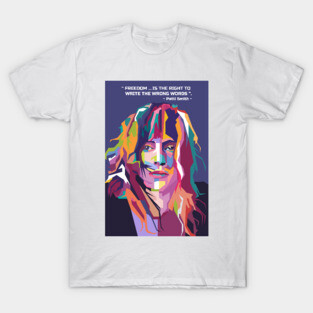 Best quotes from Patti Smith in WPAP T-Shirt