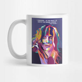 Best quotes from Patti Smith in WPAP Mug