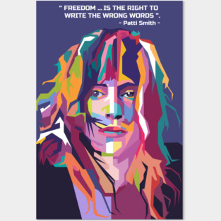 Best quotes from Patti Smith in WPAP Posters and Art