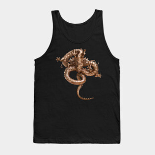 CooL Gold Dragon Tank Top
