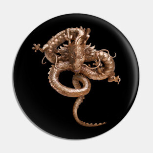 CooL Gold Dragon Pin