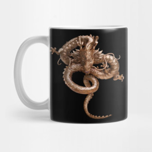 CooL Gold Dragon Mug