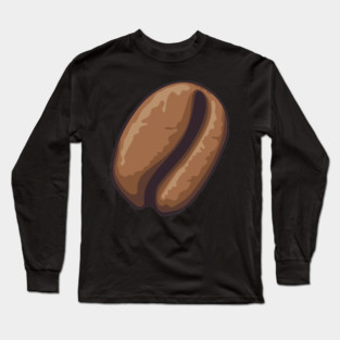 Coffee Bean Icon Long Sleeve T-Shirt