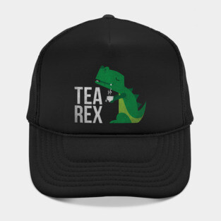 Tea Rex - Cute Funny Dinosaur Tea Pun Hat