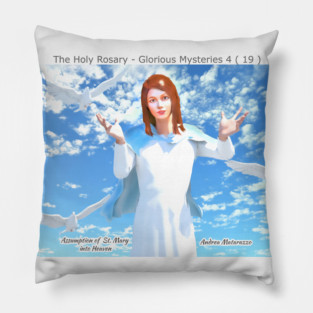 Assumption of Mary into Heaven Pillow