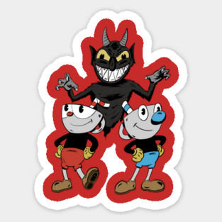 Cuphead and Mugman Sticker