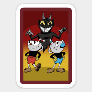 Cuphead and Mugman Sticker
