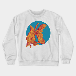 Wish a wish from the Goldfish Crewneck Sweatshirt