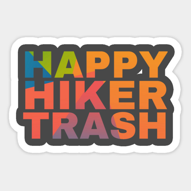 Happy Hiker Trash Magnet by Camp Happy Hour