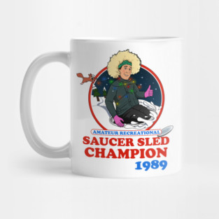 Saucer Sled Champion Mug