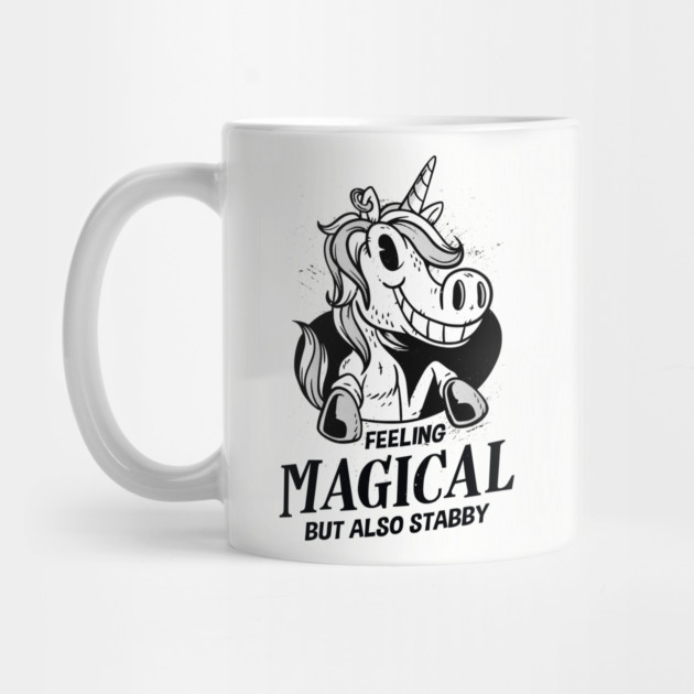 Feeling Magical But Also Stabby Unicorn by Cosmo Gazoo