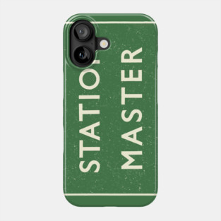 Vintage Railway Station Master Phone Case