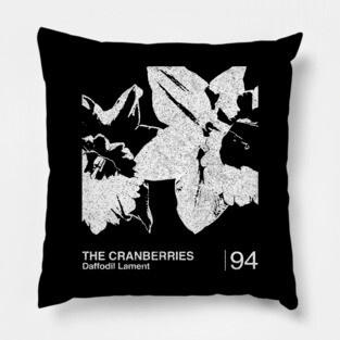 The Cranberries / Minimalist Graphic Design Fan Art Pillow