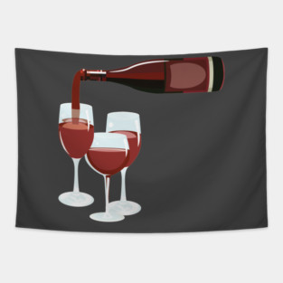 Pouring Wine Tapestry