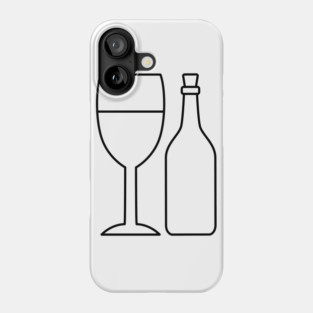 Wine Bottle Design Phone Case