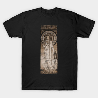 Art Nouveau - La Trappistine Alphonse Mucha Vintage T-Shirt