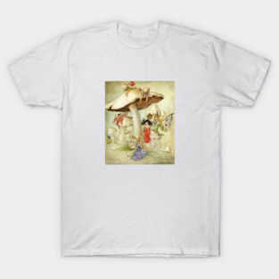 Mushroom Fairies Pixies T-Shirt