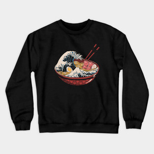 Great Ramen Wave Crewneck Sweatshirt