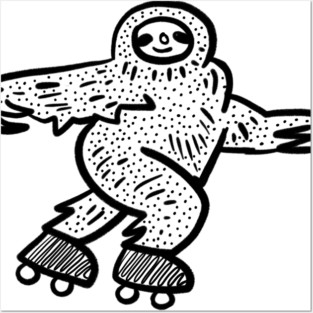 Sloth Posters and Art