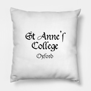 Oxford St Anne's College Medieval University Pillow