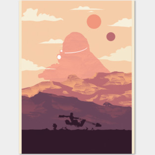 Desert Gun Posters and Art