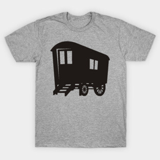 Gypsy Caravan Wagon Silhouette T-Shirt