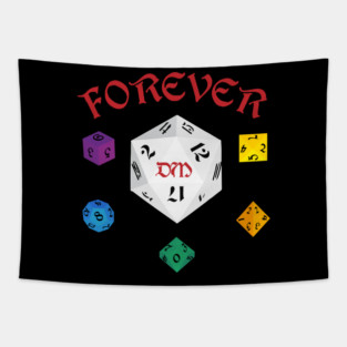 Forever Dungeon Master Dungeons and Dragons Tapestry