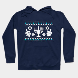Funny Ugly Hanukkah Sweater Hoodie