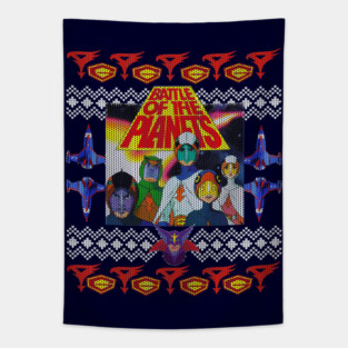 BATTLE OF THE PLANETS Ugly Sweater GATCHAMAN Tapestry