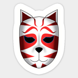 CAT MASK Sticker