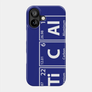 Nautical (Na-U-Ti-C-Al) Periodic Elements Spelling Phone Case