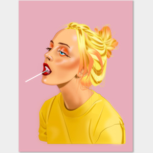 Lollipop girl Posters and Art