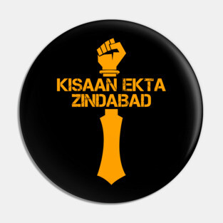 Kisaan Majdoor Ekta Zindabad I Pin
