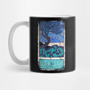 Art Nouveau - Tree Of Life Paul Berthon Alphonse Mucha Vintage Fantasy Mug