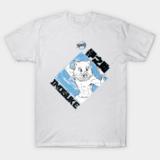 DEMON SLAYER: INOSUKE BLUE (GRUNGE STYLE) T-Shirt
