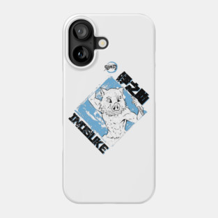 DEMON SLAYER: INOSUKE BLUE (GRUNGE STYLE) Phone Case