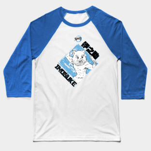 DEMON SLAYER: INOSUKE BLUE (GRUNGE STYLE) Baseball T-Shirt