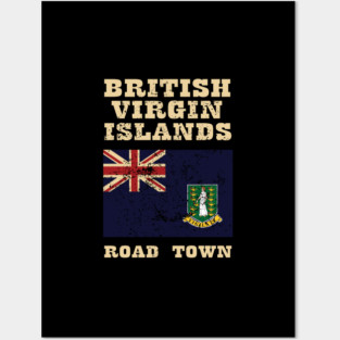 Flag of British Virgin Islands Posters and Art