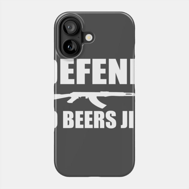 10 Beers Jim Phone Case by Jim and Them