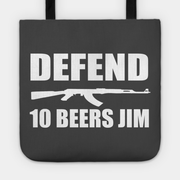 10 Beers Jim Tote by Jim and Them
