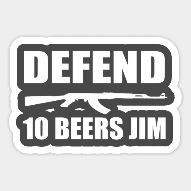 10 Beers Jim Magnet by Jim and Them