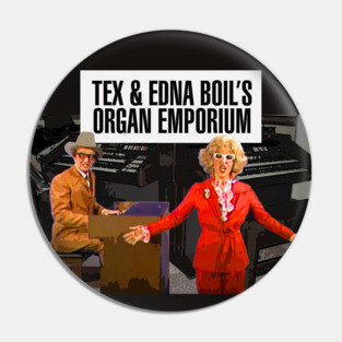 Tex and Edna Boil SCTV Exclusive Pin