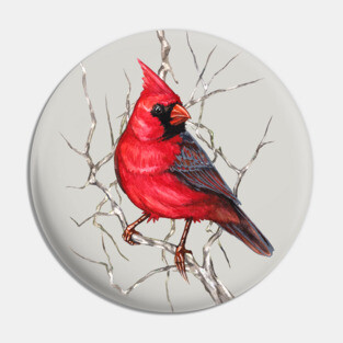 Northern Cardinal Pin