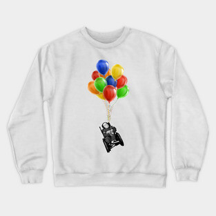 Eric the Actor Flying with Balloons Crewneck Sweatshirt