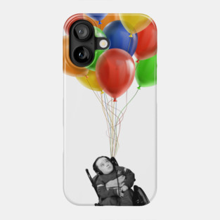 Eric the Actor Flying with Balloons Phone Case