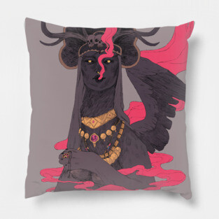 Smoking Sphinx Pillow