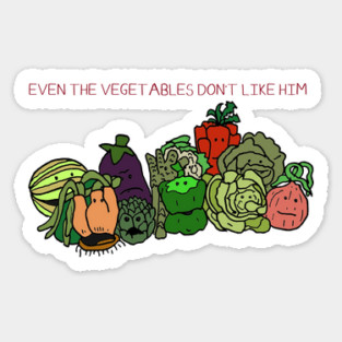 Muppet Christmas Carol - Vegetables Sticker
